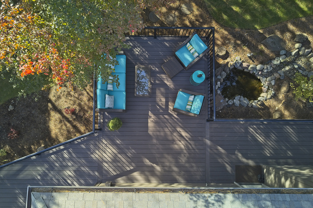 Custom composite deck project Knoxville